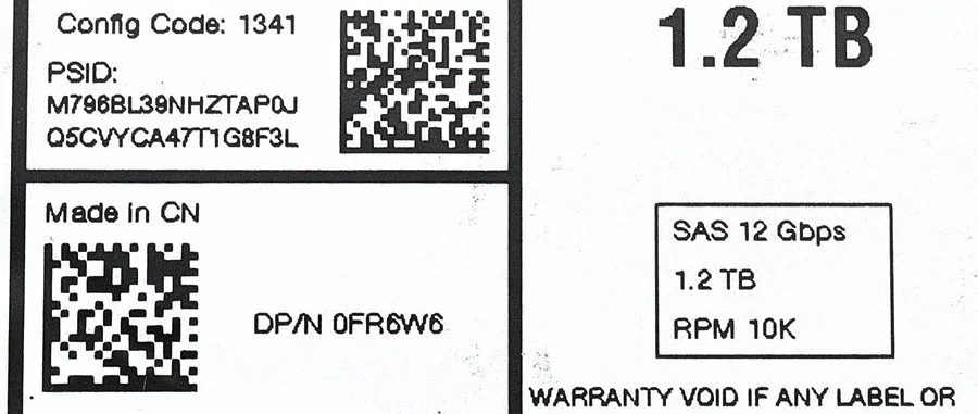 Жёсткий диск Dell FR6W6 ST1200MM0198 1.2TB 10K RPM 128MB Cache 12Gb/s SAS HDD 2.