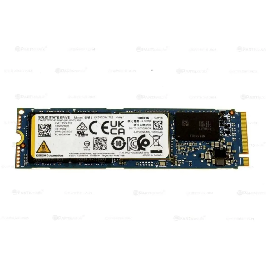 SSD-накопитель Kioxia 2280mm NVMe 1TB M.2 NVMe Gen 4.0 x 4 SSD KXG80ZNV1T02