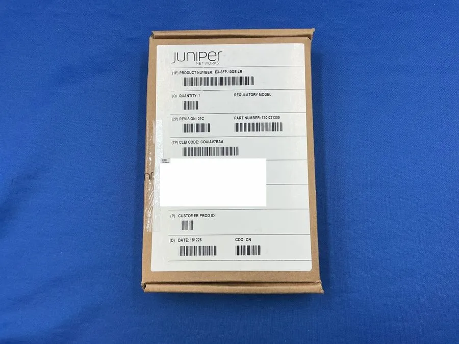 Трансивер Juniper EX-SFP-10GE-LR compatible 10GE 740-021309 SFP+LR 1310nm LC 10k