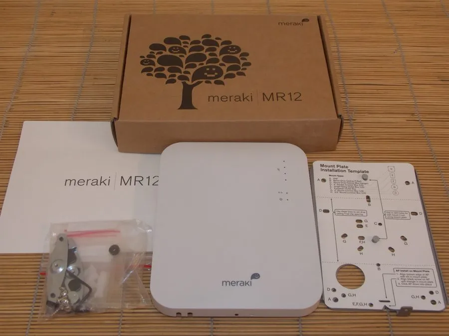 Точка доступа Wi-Fi Cisco Meraki MR12-HW Access Point w/Box *FREE USA SHIPPING