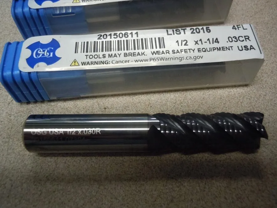 Режущий инструмент Osg 20150611 Carbide End Mill, 2015, 1/2 D, 1 1/4 Cut L