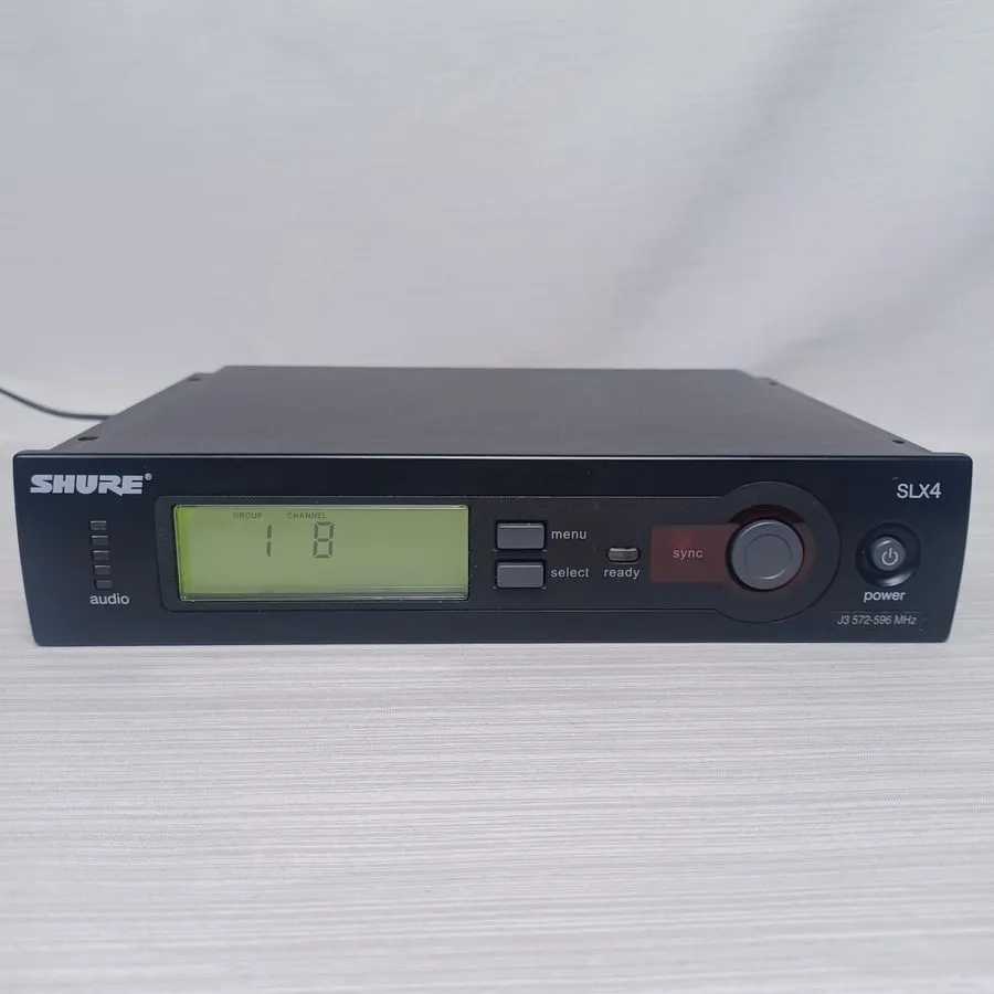 Радиосистема Shure SLX4-G5 494-518MHz Wireless Microphone Receiver (RECIEVER ONL — фото лота 1