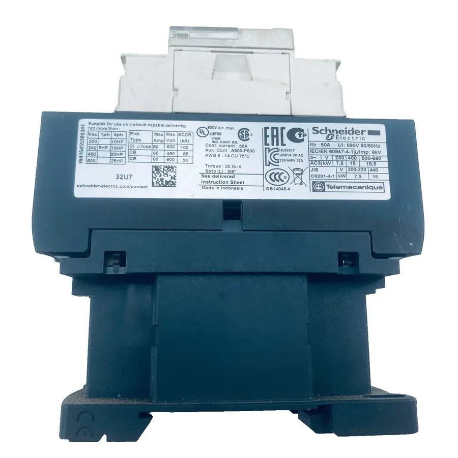 Контактор Schneider Electric TeSys LC1D32 BD 24V DC Contactor (J3B)