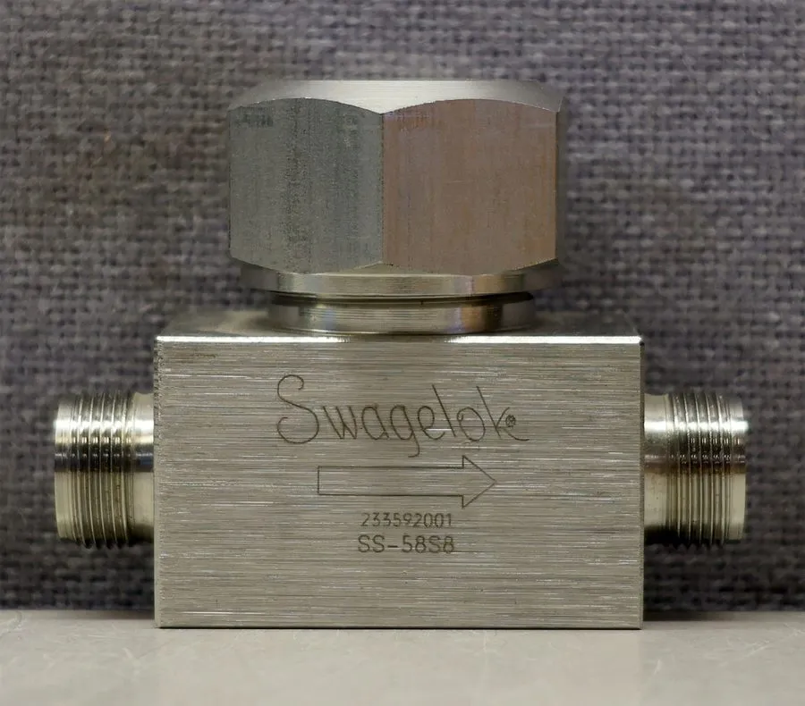 Клапан Swagelok Lift Check Valve, 2.20 Cv 1/2", SS-58S8, SHIPSAMEDAY