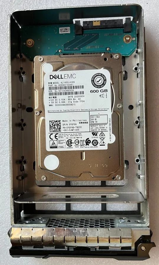 Жёсткий диск AL14SXL60EN YGY9G Dell 600GB 15K SAS 2.5"-3.5'' 6Gb/s HDD Hard Driv