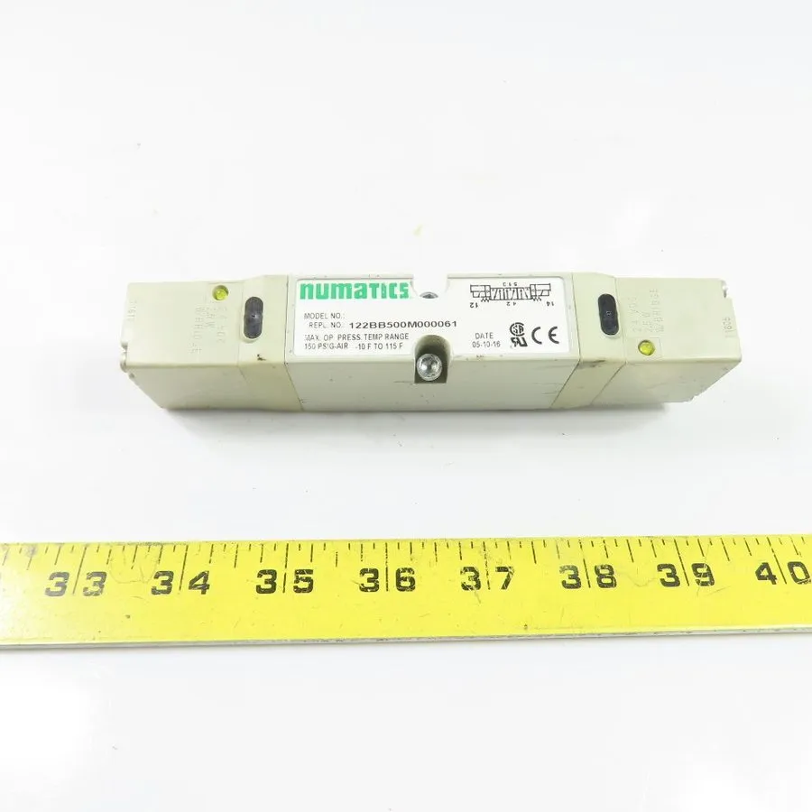 Электромагнитный клапан Numatics 122BB500M000061 24VDC Pneumatic Solenoid Direct
