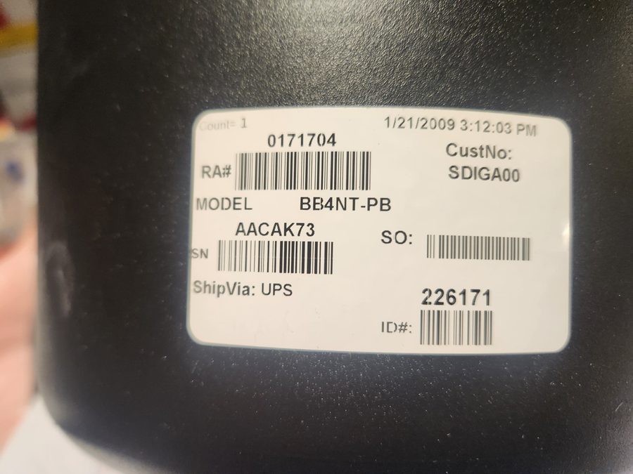Фото лота BB4NT-PB от продавца №42477