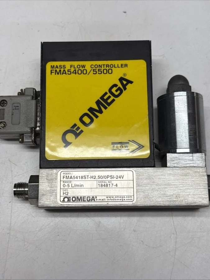 Контроллер Condition OMEGA FMA6518ST Digital Mass Flow Controller N2 0-5L/min