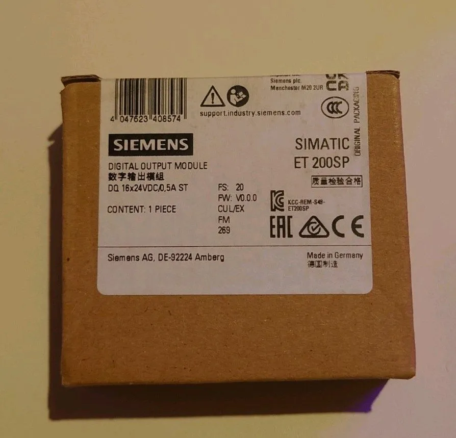 Модуль ввода-вывода 6ES7132-6BH01-0BA0 SIEMENS SIMATIC ET 200SP DQ 16x 24V DC/0.
