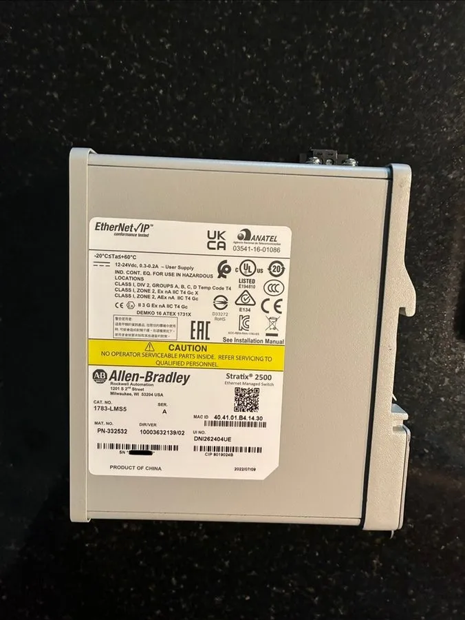Коммутатор Allen-Bradley 1783-LMS5 Stratix 2500 Ethernet Switch 5-Port