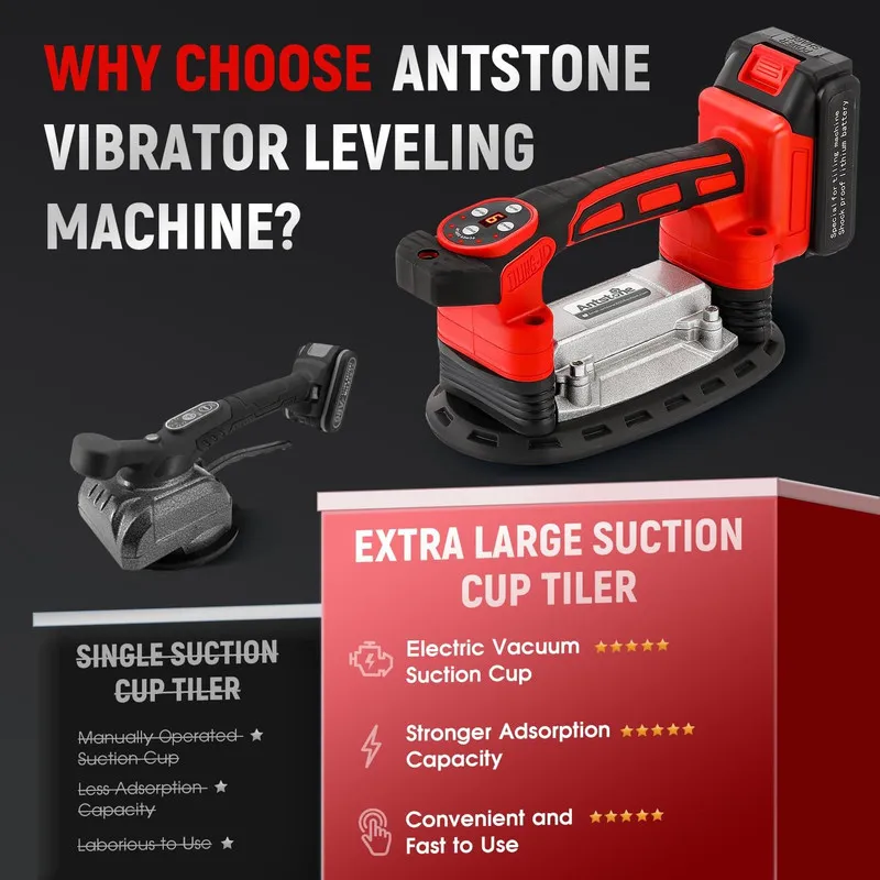 Вакуумная присоска Antstone Tile Vibration Tool 220mm Suction Cup 441lbs/200kg A — фото лота 1