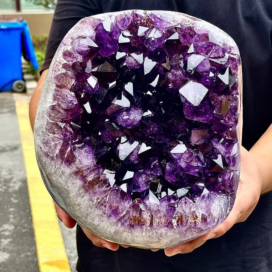 Лабораторный прибор 20.15LB Brazil natural Amethyst Cluster Crystal Geode Druzy 