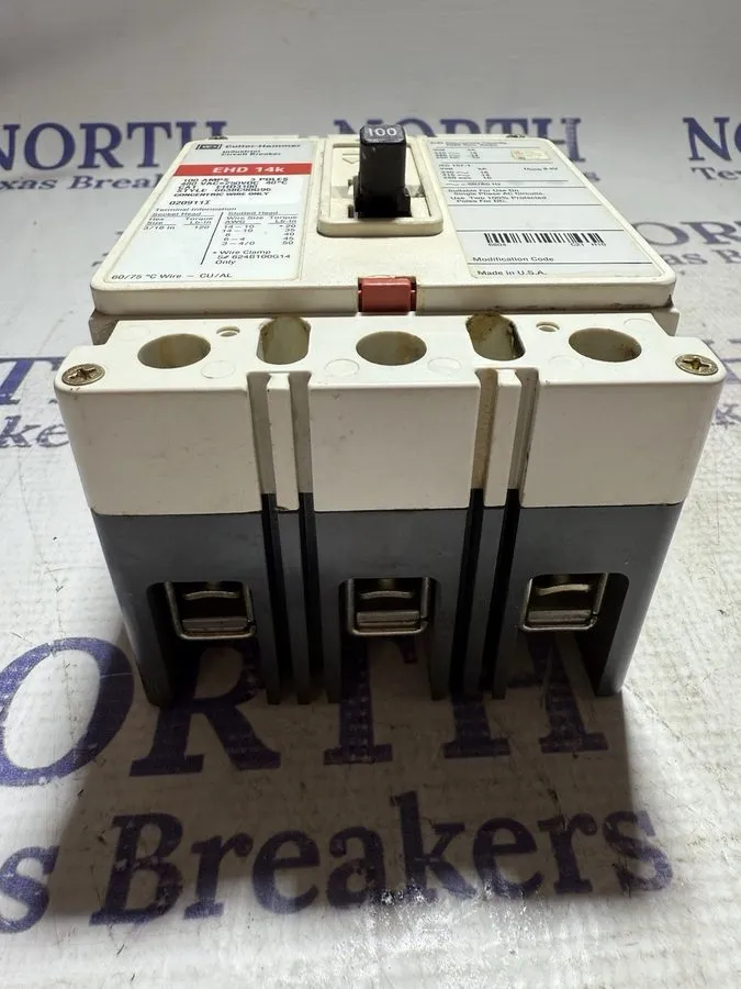 Автоматический выключатель EHD3100BP10 Eaton Circuit Breaker 100A 480V 3P Condit