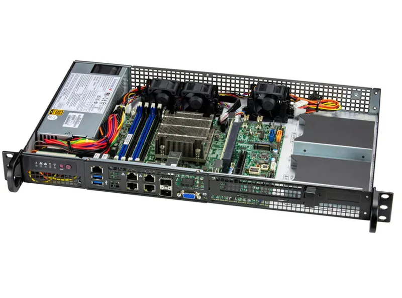 Сервер SuperMicro SYS-510D-4C-FN6P Mini-1U server CSE-505-203B + X12SDV-4C-SP6F