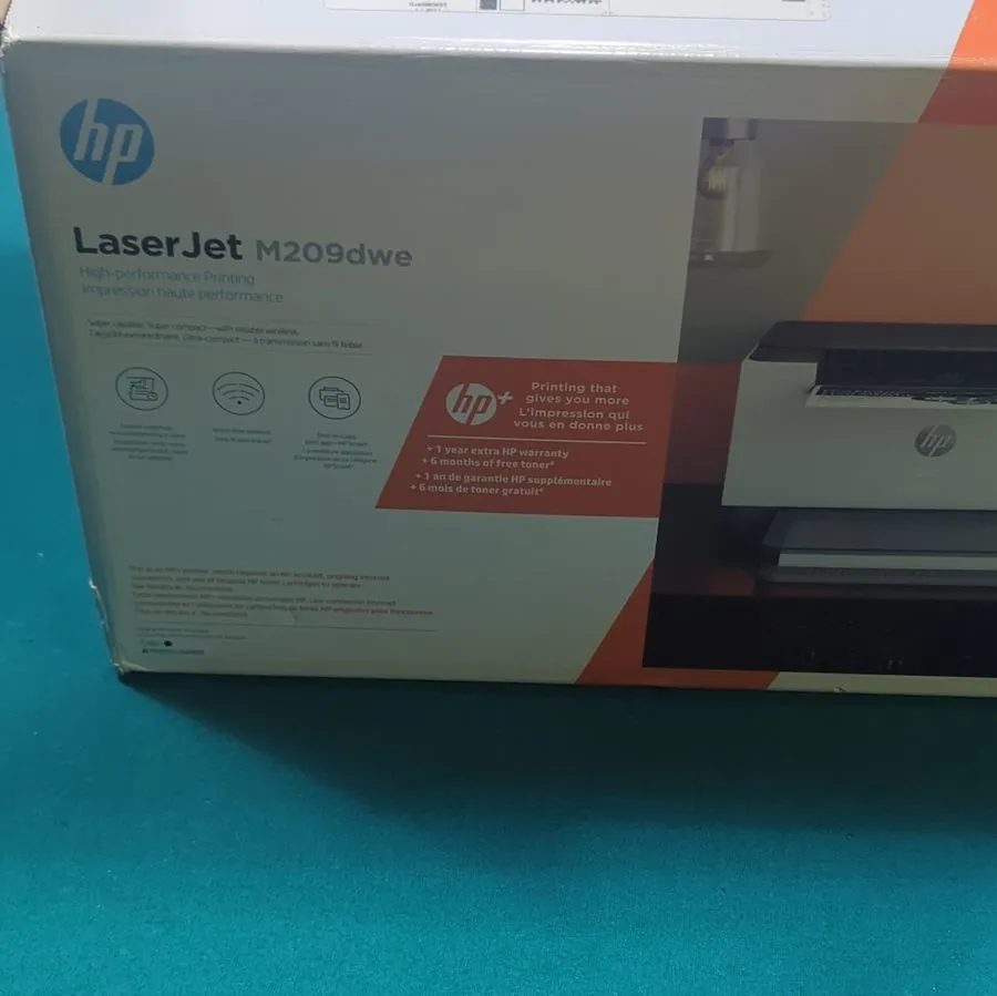 Лазерный принтер HP LaserJet M209dwe Desktop Wireless Laser Printer Monochrome,