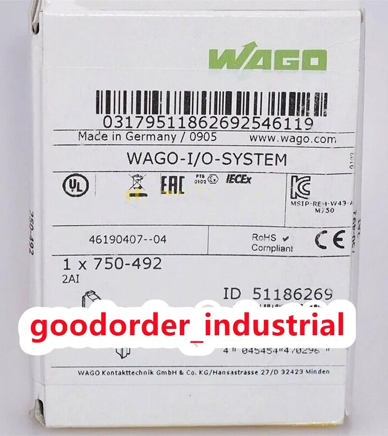 ПЛК 750-492 PLC Module WAGO Brand
