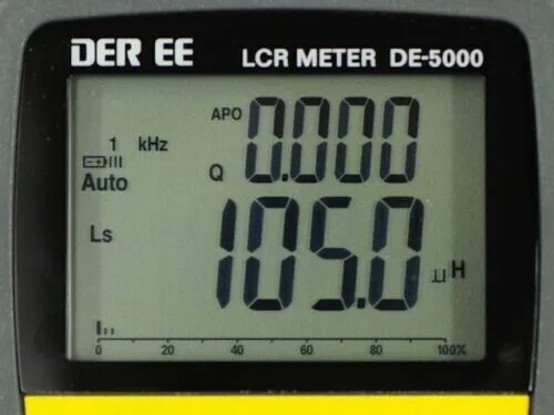 Тестер DER EE DE-5000 High Accuracy Handheld LCR Meter TL-21 TL-23 Set Tools