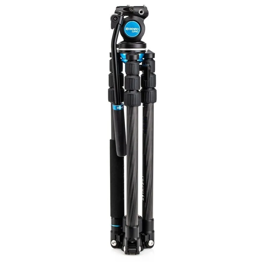 Оборудование видеонаблюдения Benro Aero 2 PRO Carbon Fiber Travel Video Tripod W — фото лота 2