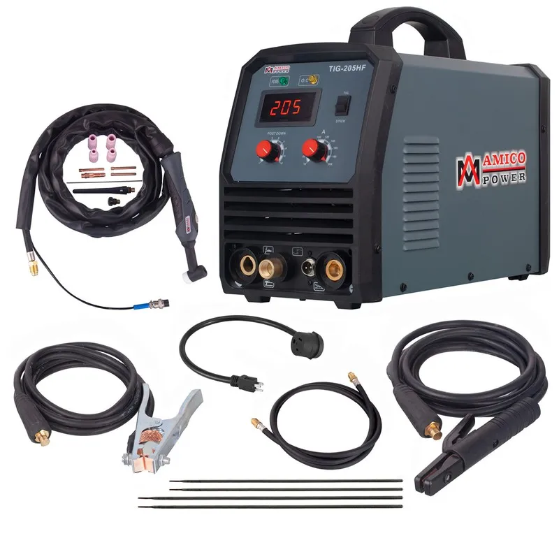 Сварочный аппарат TIG-205HF, 205 Amp TIG/Stick DC Welder, High Frequency & High