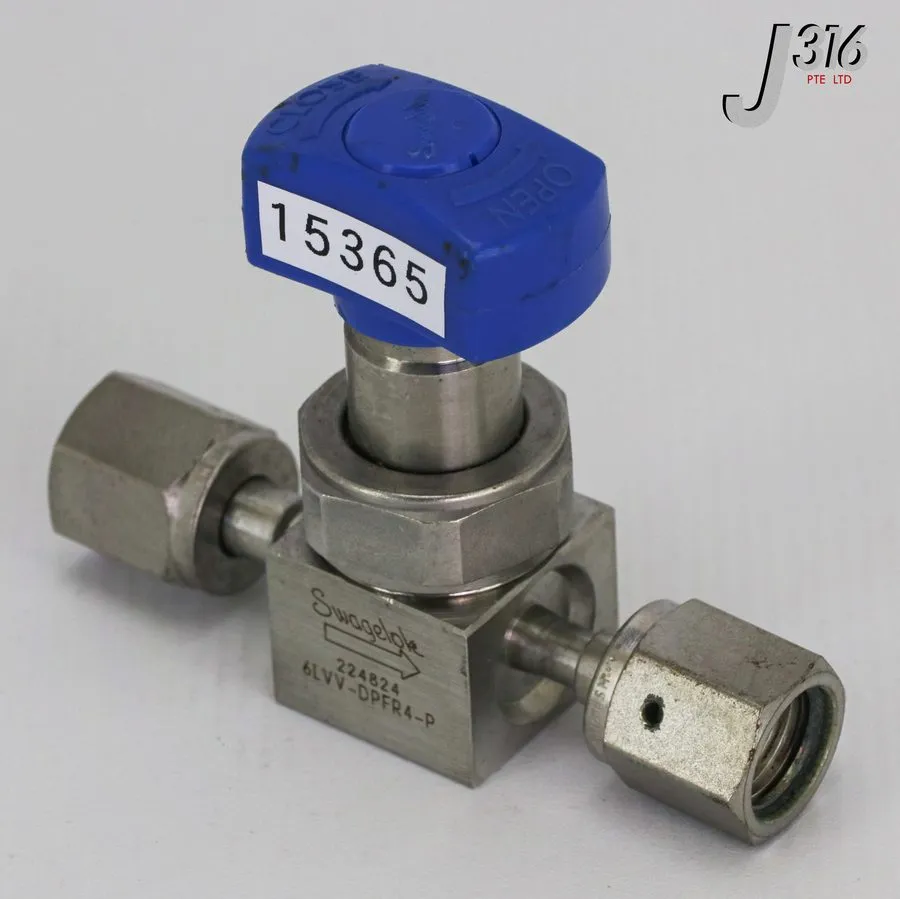Клапан Swagelok 6LVV-DPFR4-P Diaphragm Valve 1/4" FVCR Stainless Steel