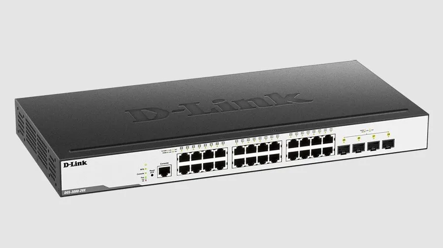 Коммутатор D-Link DGS-1210-28 28-Port PoE Gigabit Web Smart Switch