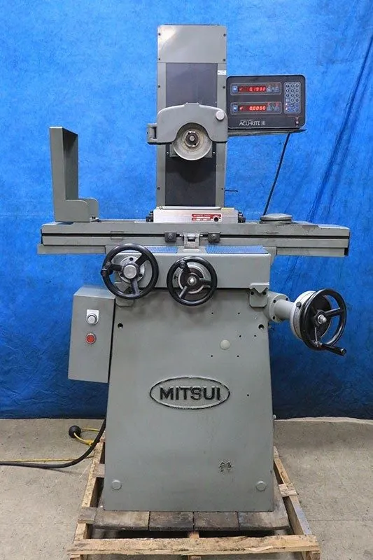 Оборудование ЧПУ 1981 MITSUI MSG-200MH 6" X 12" Hand Feed Surface Grinder with S