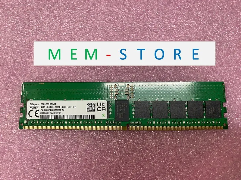 Модуль памяти SK hynix 48GB 5600 DDR5 EC8 RDIMM RAM Compatible w/ ThinkSystem SD