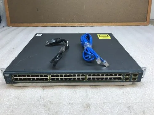 Коммутатор Cisco Catalyst 3560G WS-C3560G-48TS-S 48-Port Ethernet Switch *Non-Po