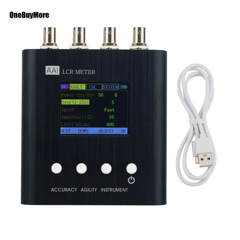 Тестер LCR Meter LCR Component Tester LCR Tester 2.4" TFT Screen NJ300S 50Hz-300