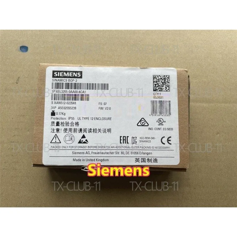 Частотный преобразователь Siemens 6SL3255-0AA00-4CA1 SINAMICS G120XA PN