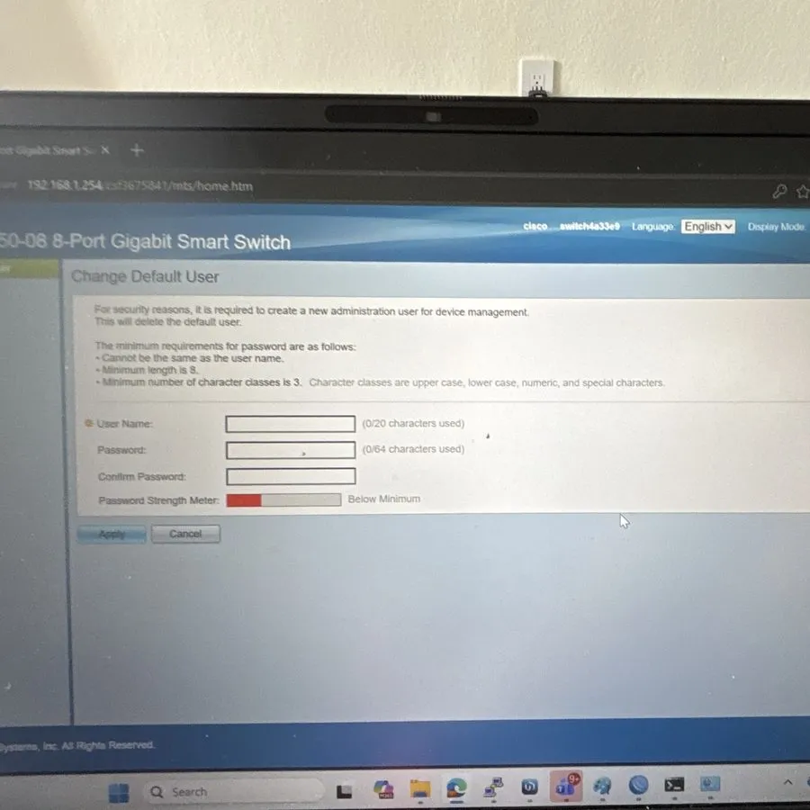 Коммутатор Cisco SG250-08 8 Port Gigabit Smart Switch Unclaimed
