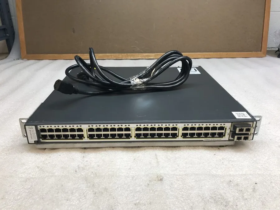 Коммутатор Cisco Catalyst 3750E WS-C3750E-48TD-S 48 Port Gigabit Switch 2 10Gb o