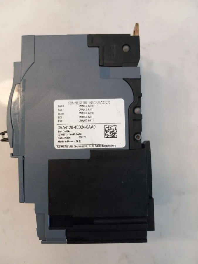 Автоматический выключатель Siemens 3VA4120-4ED24-0AA0 2 Pole 20 Amp 480V Circuit
