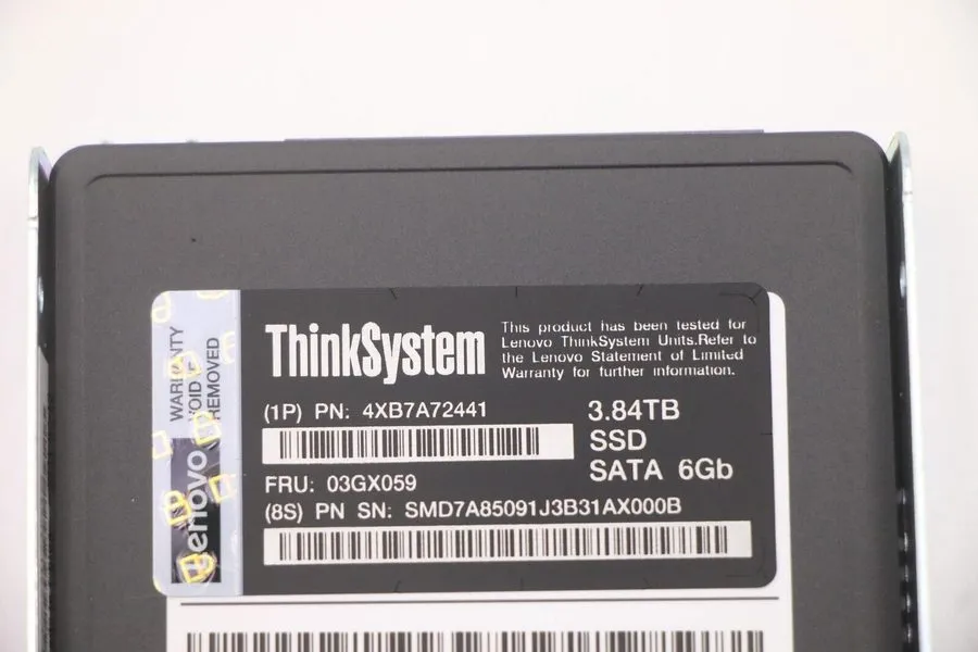 Сервер Lenovo 3.84TB 7XB7A72441 ThinkSystem SATA 03GX059 2.5" Intensive 6Gb HS S