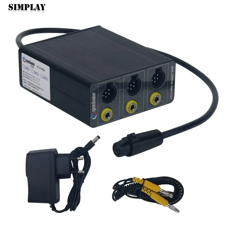 Паяльная станция SW03 (TA305/TC22/JBC) Soldering Station 3Channel Switcher 3 Sta