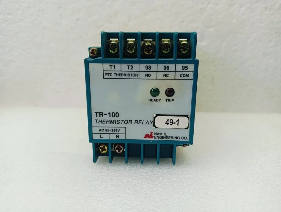 Реле защиты Nam Il Engineering Thermistor Relay Motor Protection Control TR-100  — фото лота 1