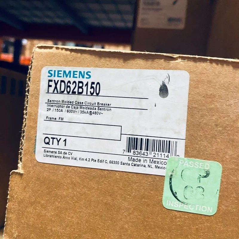 Автоматический выключатель SIEMENS FXD62B150 SENTRON BREAKER 2POLE 150A 600V