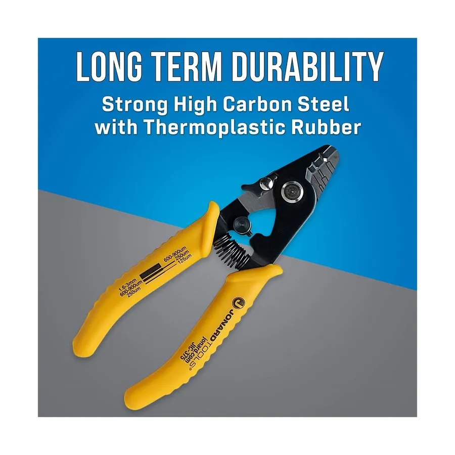 Стриппер Jonard Tools JIC-375 Three Hole Fiber Optic Stripper Strips 1.6-3.0mm J — фото лота 2