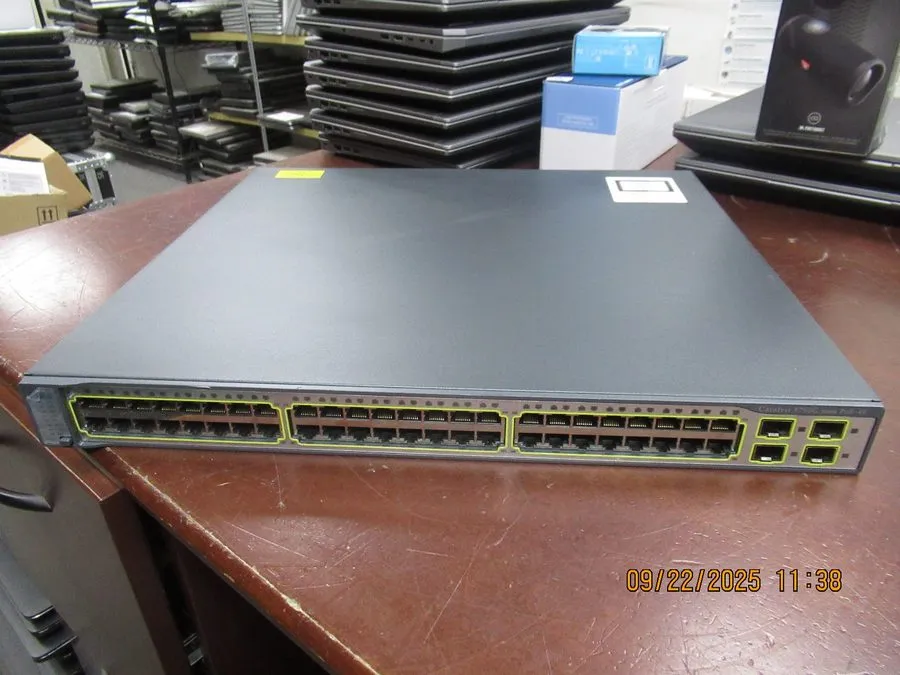 Коммутатор Cisco Catalyst (WS-C3750G-48PS-S) 48 Ports PoE Gigabit Ethernet Switc