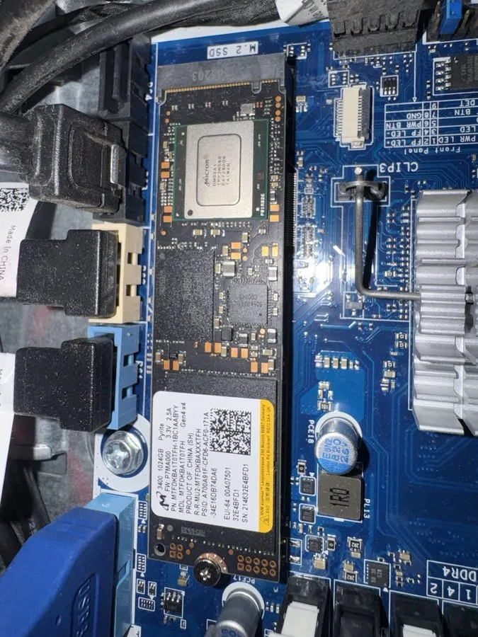 SSD-накопитель Micron 3400 1TB M.2 NVMe 2280 Gen4x4 SSD MTFDKBA1T0TFH
