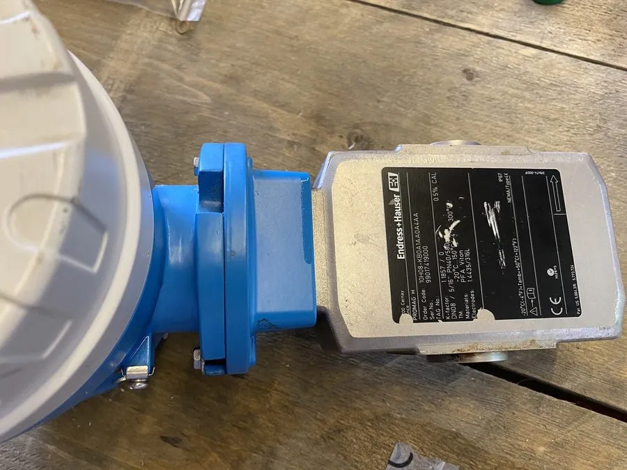 Расходомер Endress+Hauser Promag 10H08 Flow Meter DN8 1/3" PFA Excellent — фото лота 2