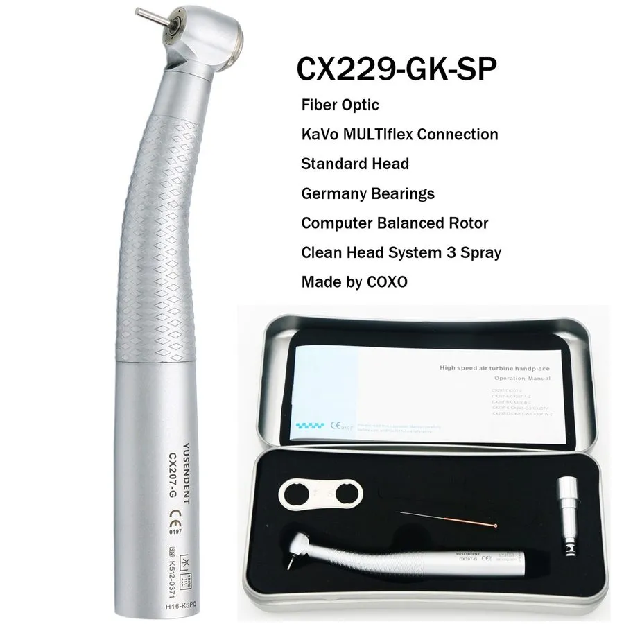 Оптический модуль US COXO Dental Handpiece Fiber Optic High Speed Turbine 6Holes — фото лота 2