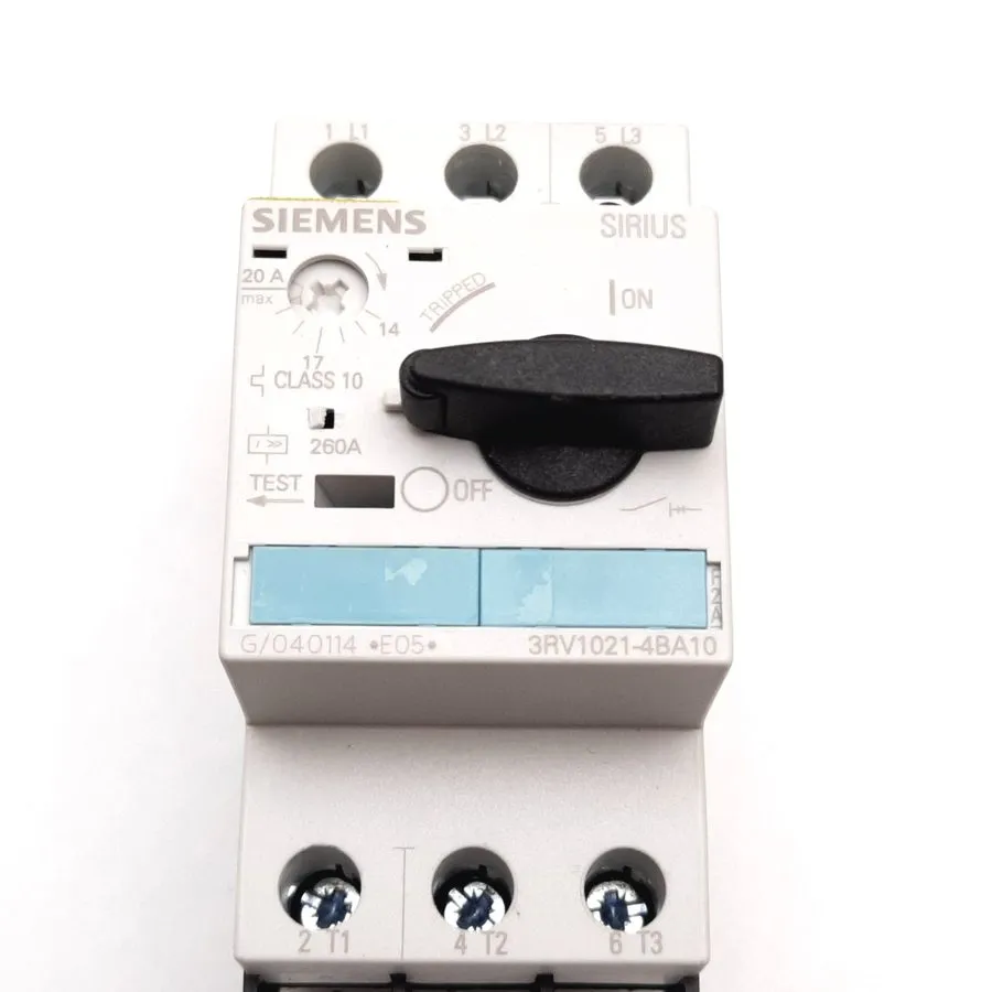 Автоматический выключатель Siemens SIRIUS 3RV1021-4BA10 20A Motor Protection Cir