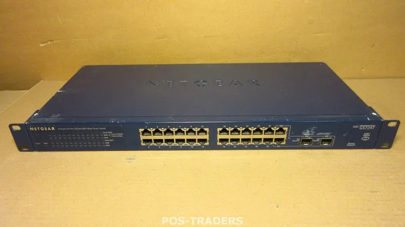 Коммутатор NETGEAR GS724T 24-Port Gigabit Managed Switch ProSAFE Rackmount VLAN