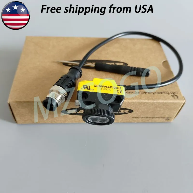 Фотоэлектрический датчик BANNER ENGINEERING QS18VP6AF100Q5 PHOTOELECTRIC SENSOR