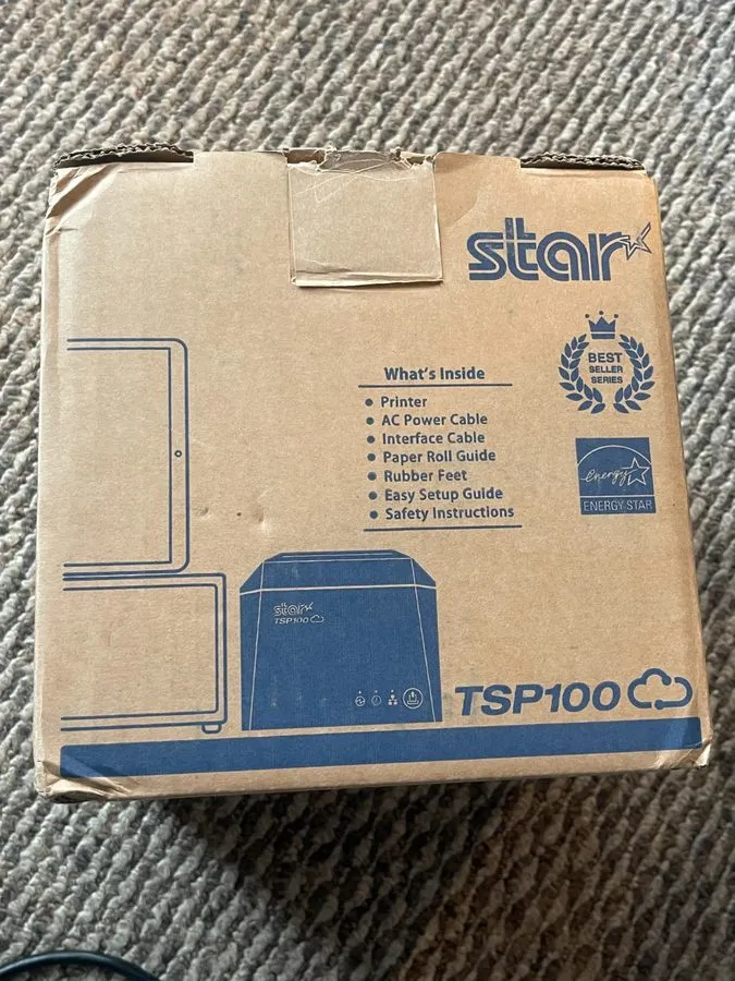 Принтер чеков STAR TSP143IV-UEWB TSP100IV Thermal POS RECEIPT Printer w BLUETOOT
