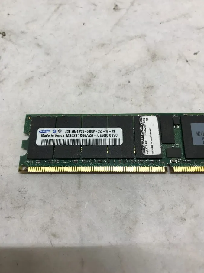 Сервер 405478-071 HP Samsung M393T1K66AZA-CE6 8GB PC2-5300P ECC Server DW