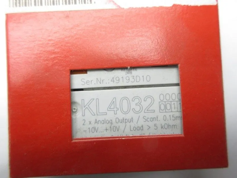 Модуль ввода-вывода BECKHOFF KL4032 10V NSMP