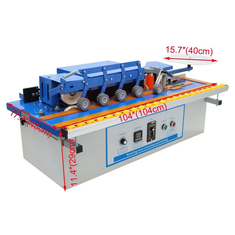 Оборудование ЧПУ TECHTONGDA Desktop Woodworking Edge Bander 0-6m/min Curve Strai