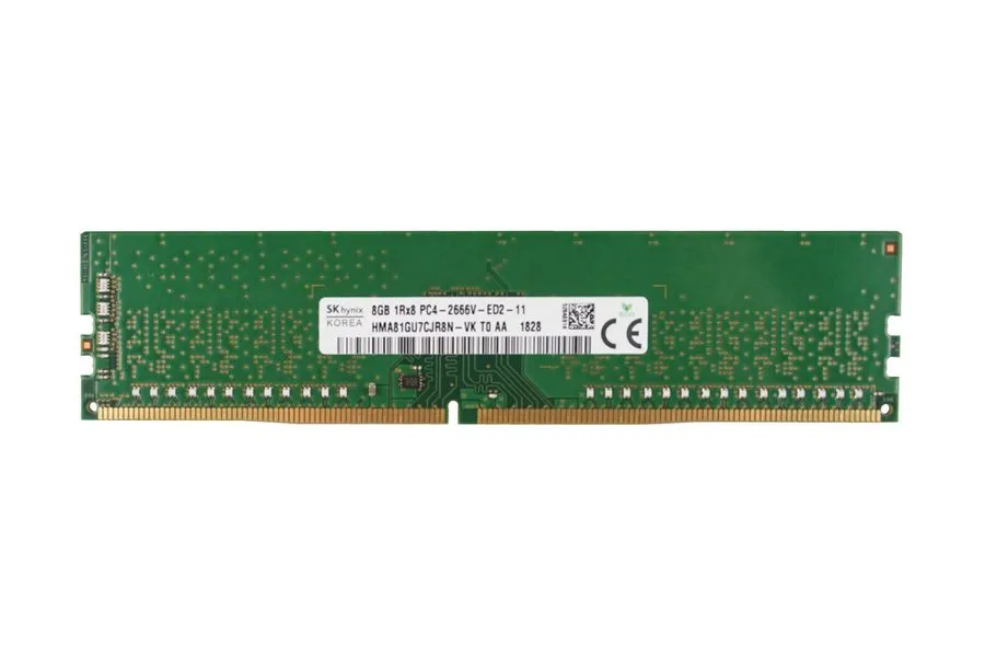 Модуль памяти RAM Hynix 8GB 1Rx8 PC4-21300V-E DDR4 UDIMM ECC 2666MHz HMA81GU7CJR
